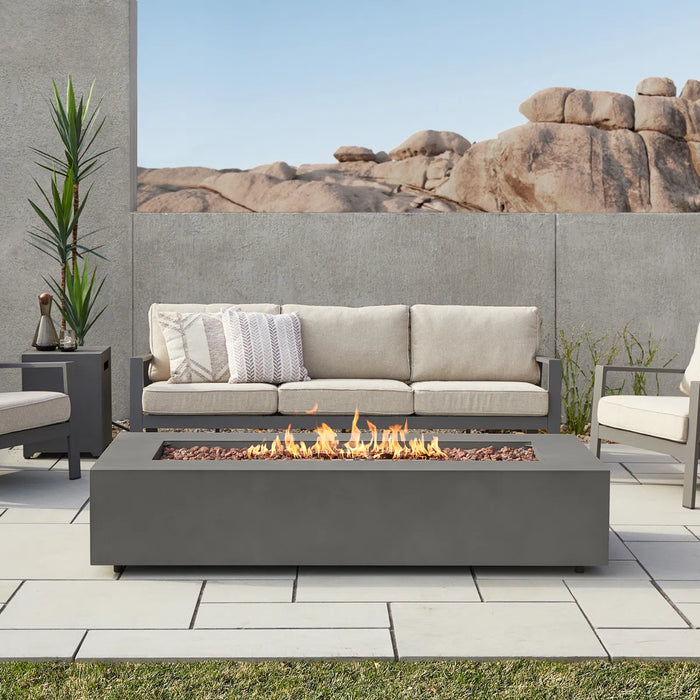 Outdoor Feuertisch Premium in Betonoptik