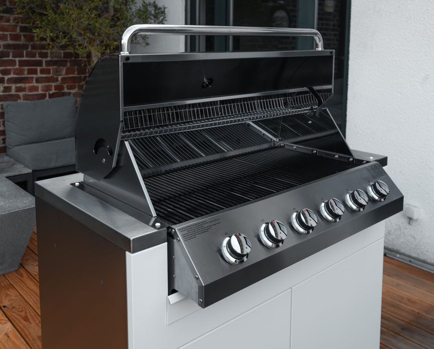 OKG® classic one | Premium Outdoor Küche Komplettset inkl. Grill, Spüle & Kühlschrank