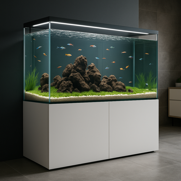 Design Aquarium mit LED Beleuchtung