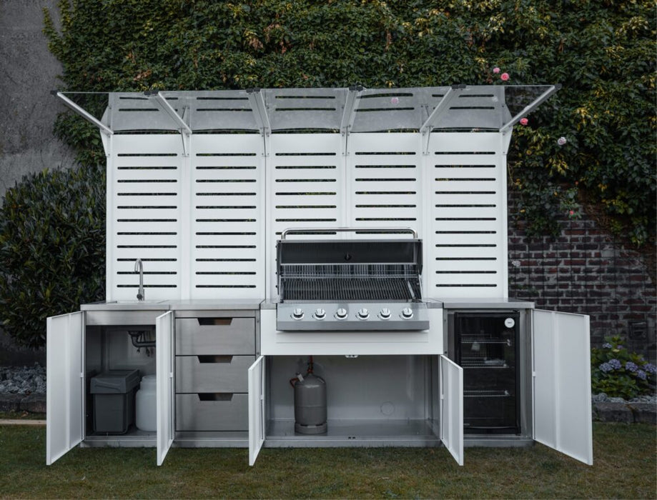 OKG classic roof one - Outdoor-Küche inkl. Grill & Überdachung