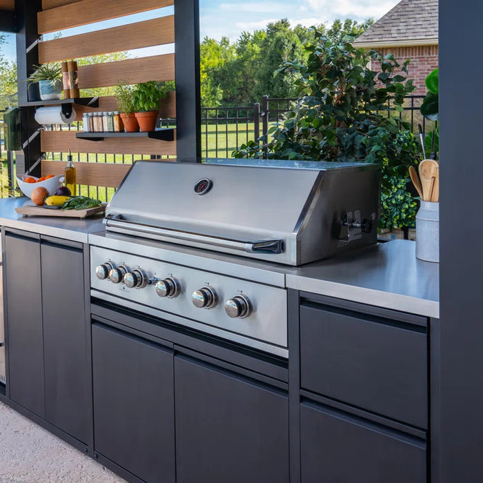 Outdoor Küche mit Grillstation & Überdachung