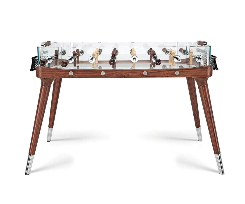 Teckell 90 Minuto Classic Design Tischkicker aus Glas & Holz